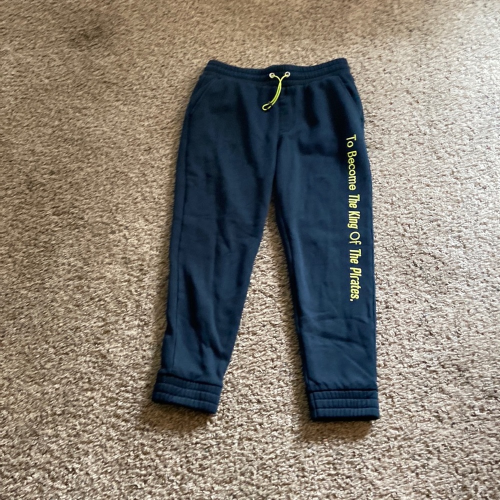 OnePiece black joggers.  Size large